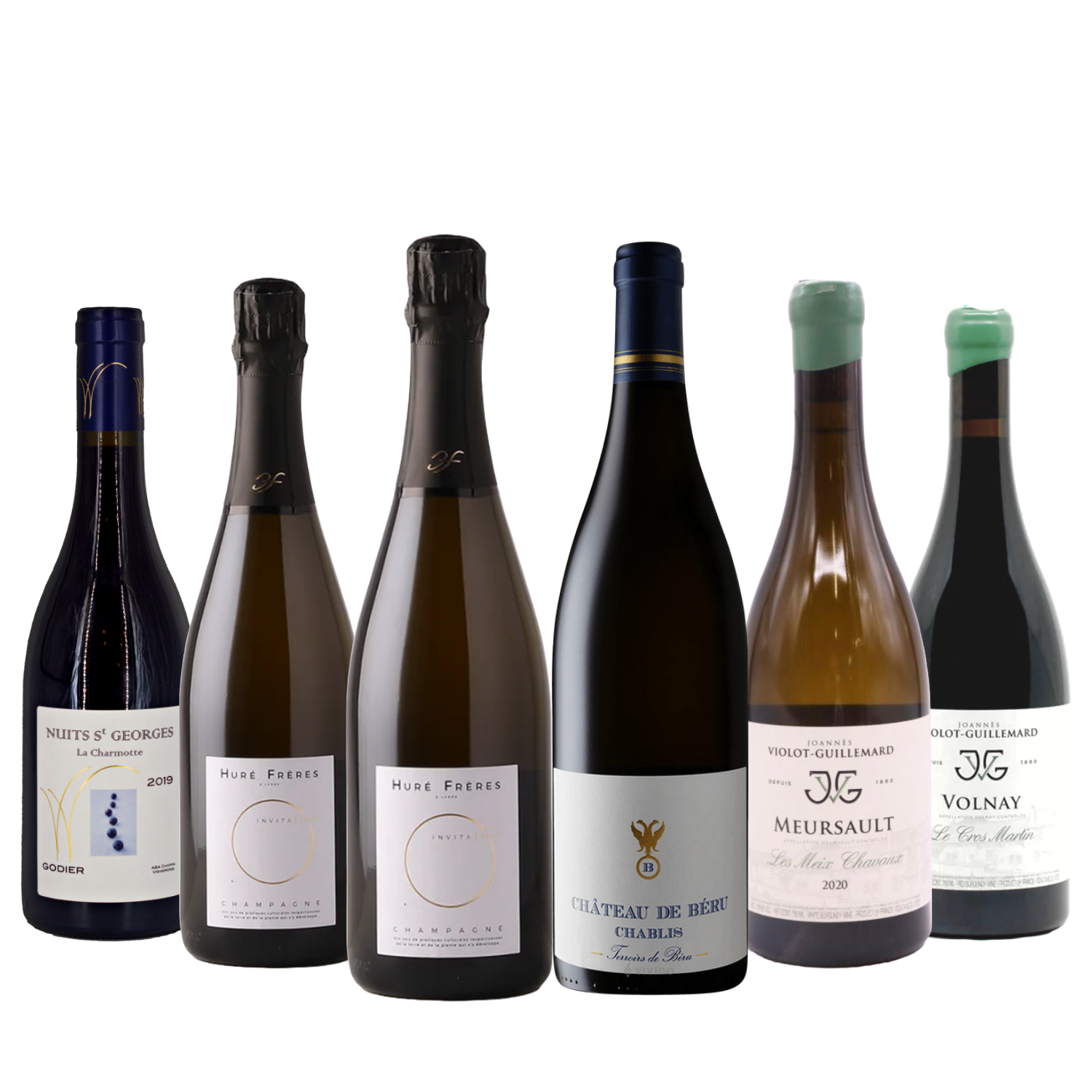 Christmas tasting in Champagne and Burgundy   Pack of 6 bottles