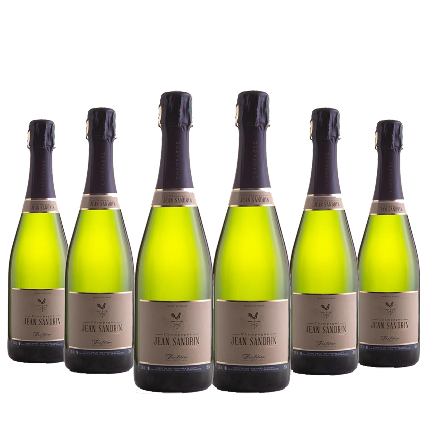 Champagne Brut Tradition Domaine Sandrin NV   6 Pack