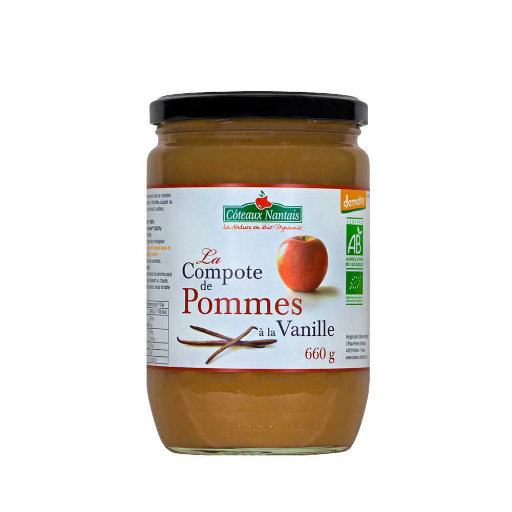 Compote Pommes Vanille by Coteaux Nantais 660g