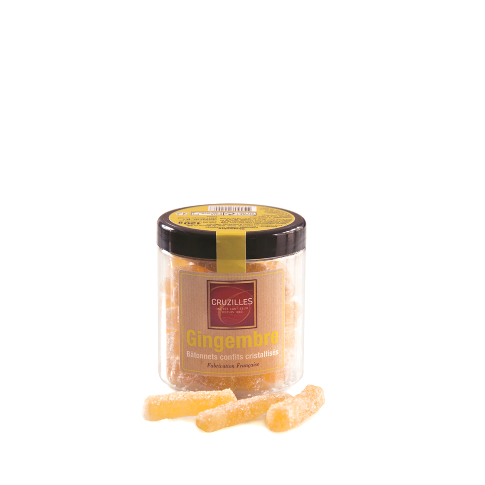 Candied Crystallized Ginger Sticks by Cruzilles 120g LQV HK